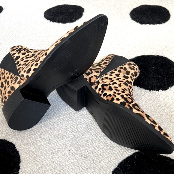 NIB Steve Madden Jerry Leopard Ankle Booties - Picture 3 of 5